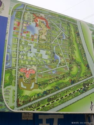 保定市生态园平面图图片