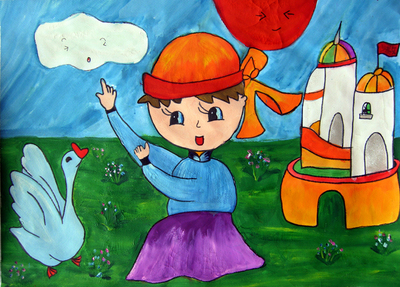 少数民族人物儿童画_少数民族人物儿童画图片大全