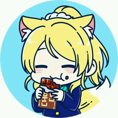 吃货萌女孩q版