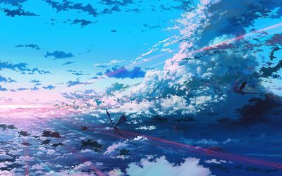 动漫星空背景美图